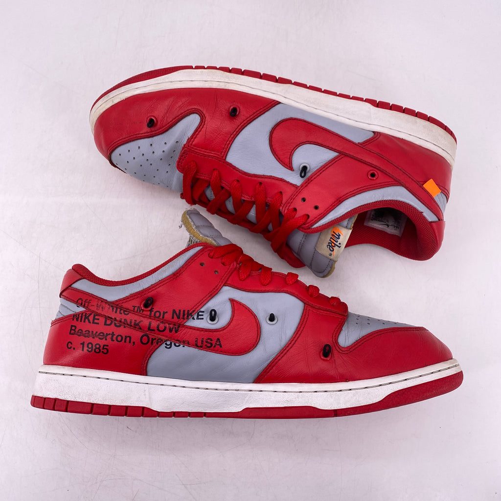 Nike Dunk Low / OW "University Red" 2019 Used Size 12.5