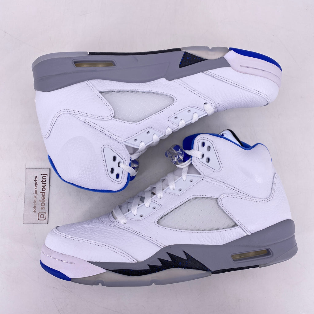 Air Jordan 5 Retro "White Stealth" 2021 New Size 10.5