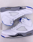 Air Jordan 5 Retro "White Stealth" 2021 New Size 10.5