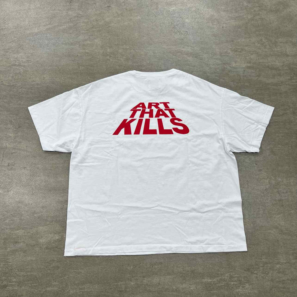 Gallery DEPT. T-Shirt "ART THAT KILLS" White New Size M