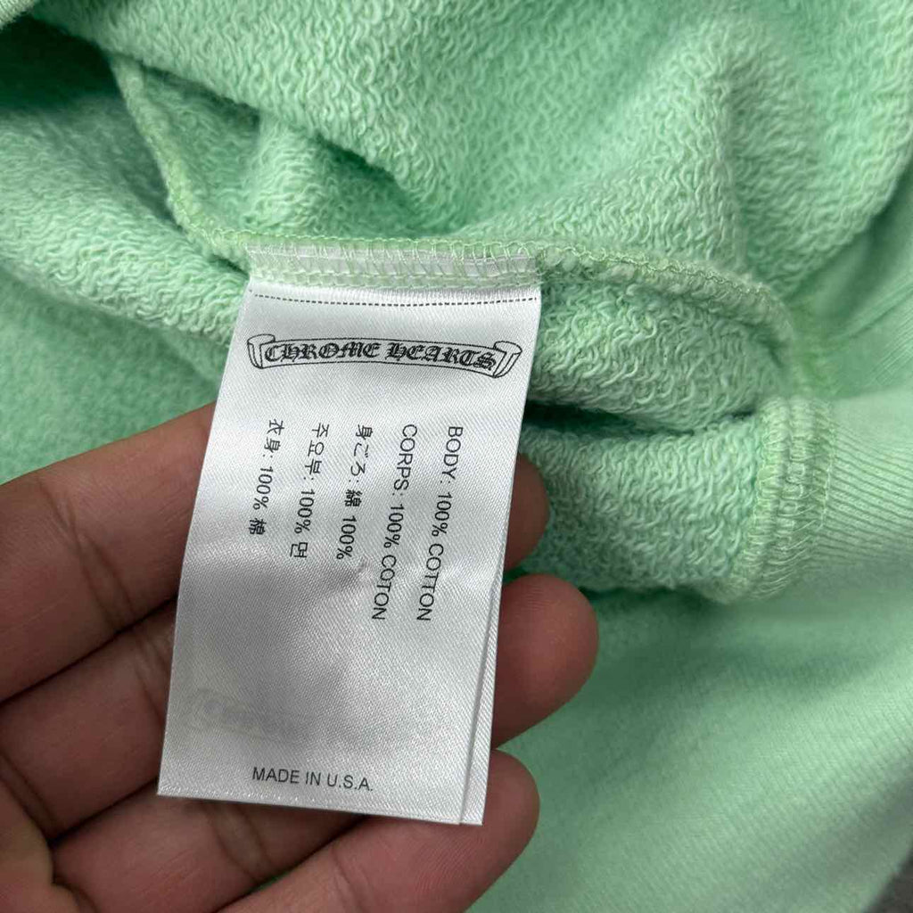 Chrome Hearts Crewneck Sweater "MATTY BOY LUST" Seafoam Used Size L