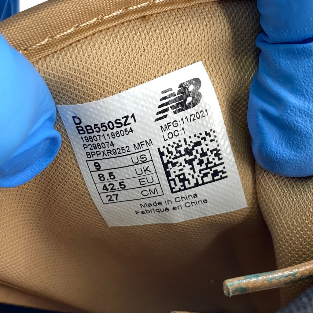 New Balance 550 "Size? Cordura Light Brown" 2022 Used Size 9