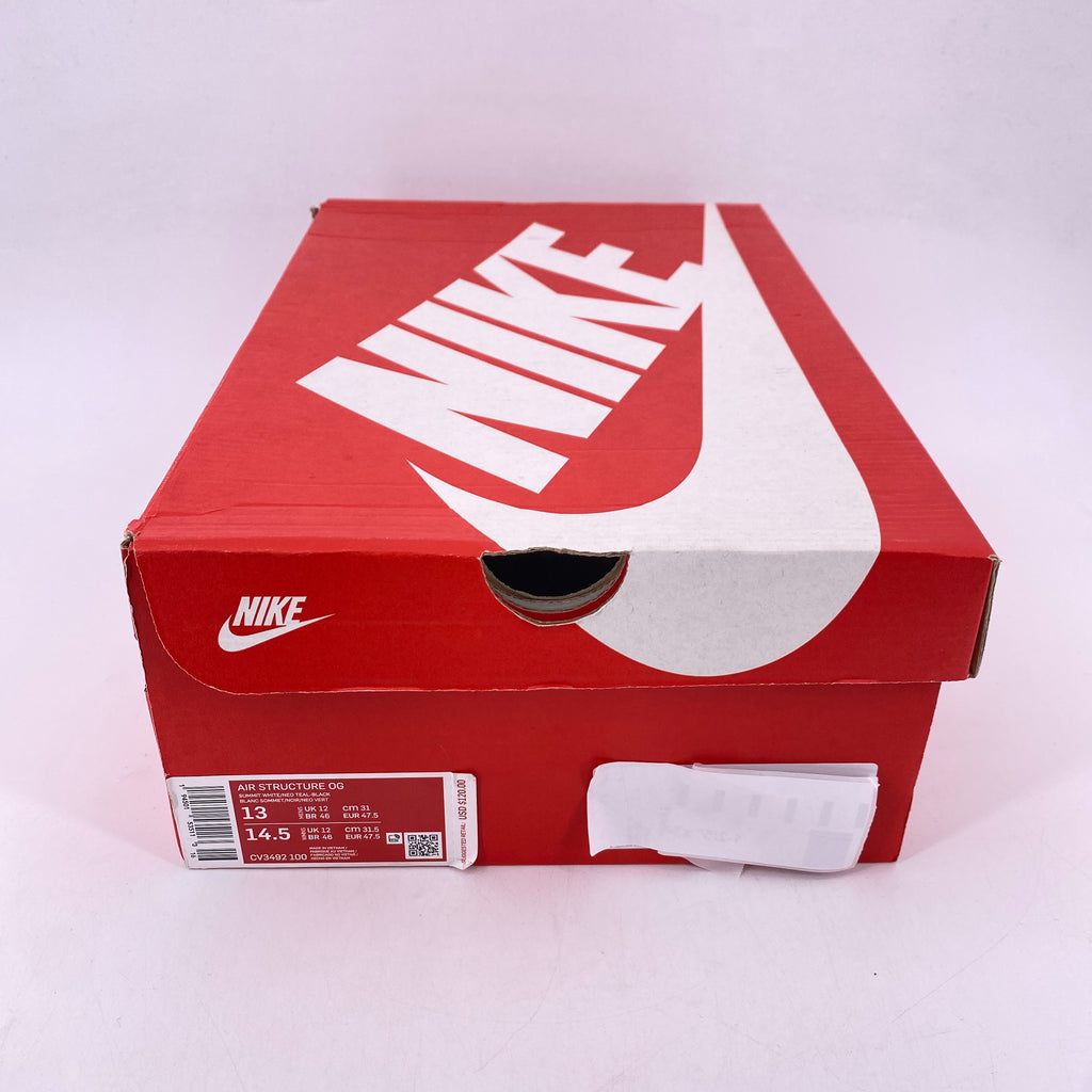 Nike Air Structure OG "White Neo Teal" 2021 Used Size 13