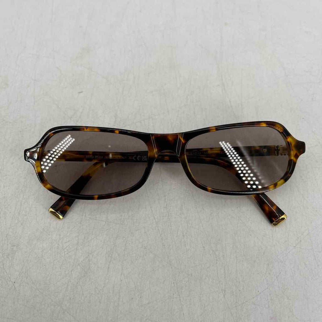 Miu Miu Sunglasses "GEOMETRIC" New Yellow Size OS