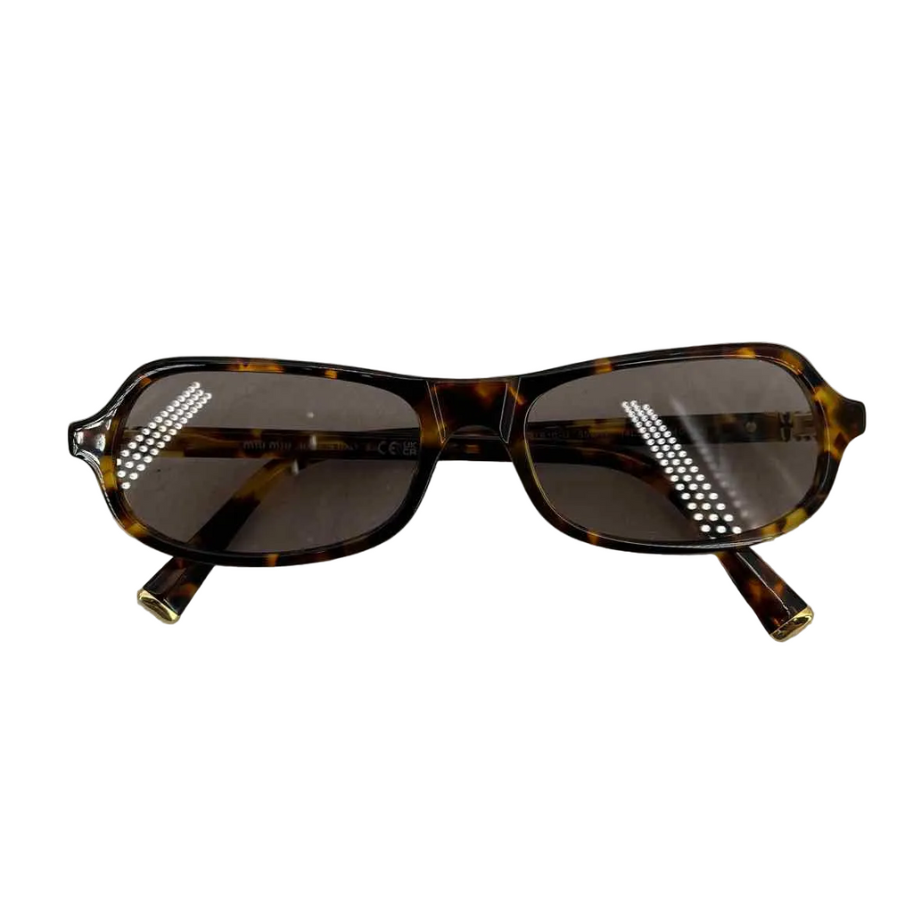 Miu Miu Sunglasses "GEOMETRIC" New Yellow Size OS