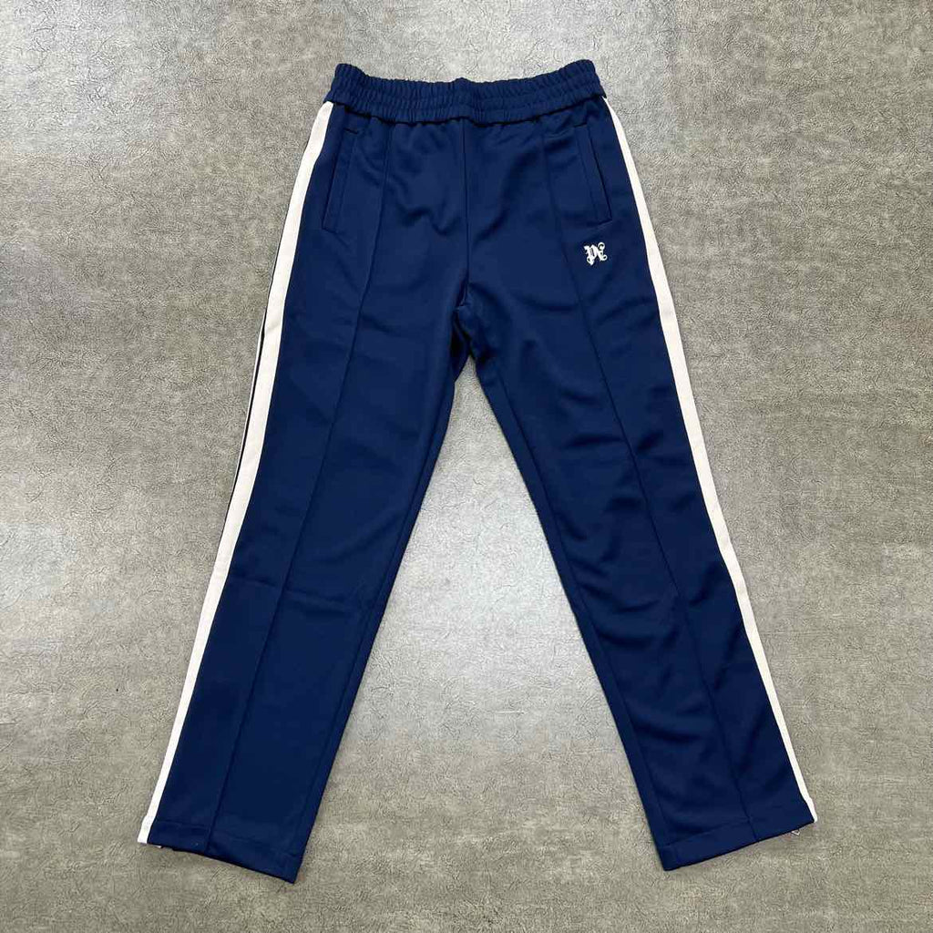 Palm Angels Track Pants "MONOGRAM" Navy New Size XL