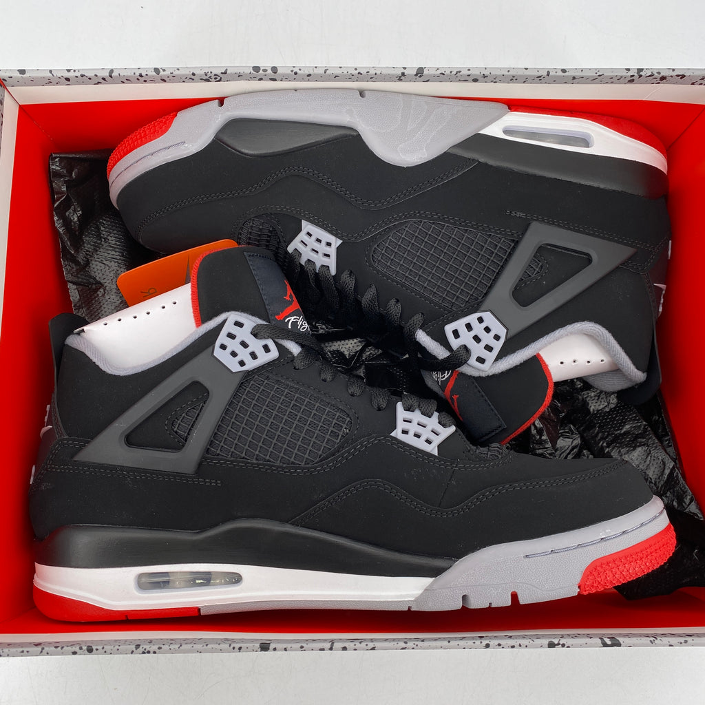 Air Jordan 4 Retro "Bred" 2019 New Size 11.5