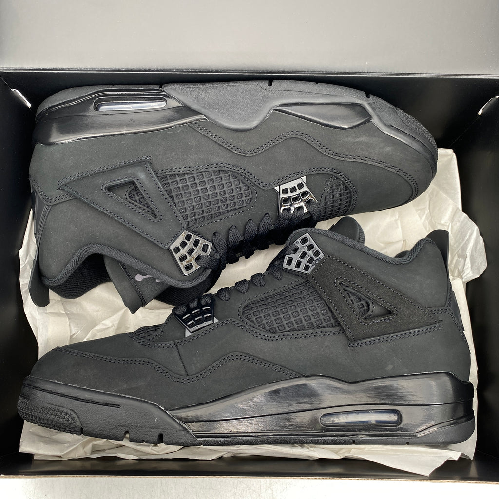 Air Jordan 4 Retro "Black Cat" 2025 New Size 10.5