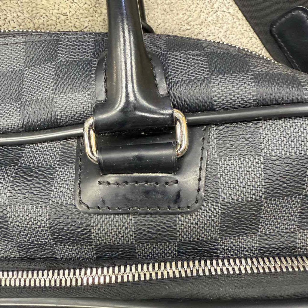 Louis Vuitton Messenger Bag "ICARE LAPTOP" Used Black