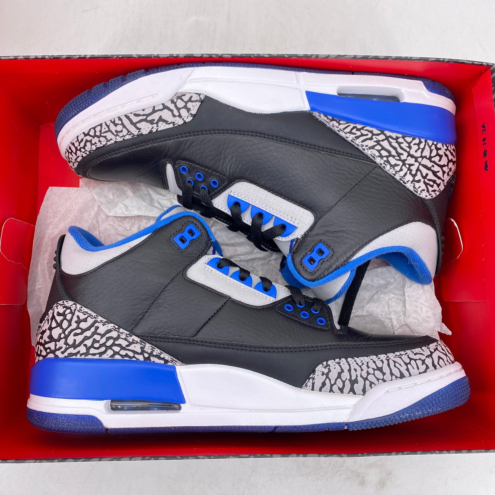 Air Jordan 3 Retro &quot;Sport Blue&quot; 2014 Used Size 9.5