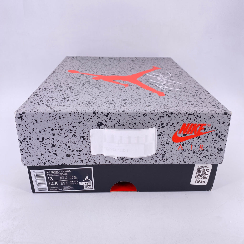 Air Jordan 4 Retro "Bred Reimagined" 2024 Used Size 13
