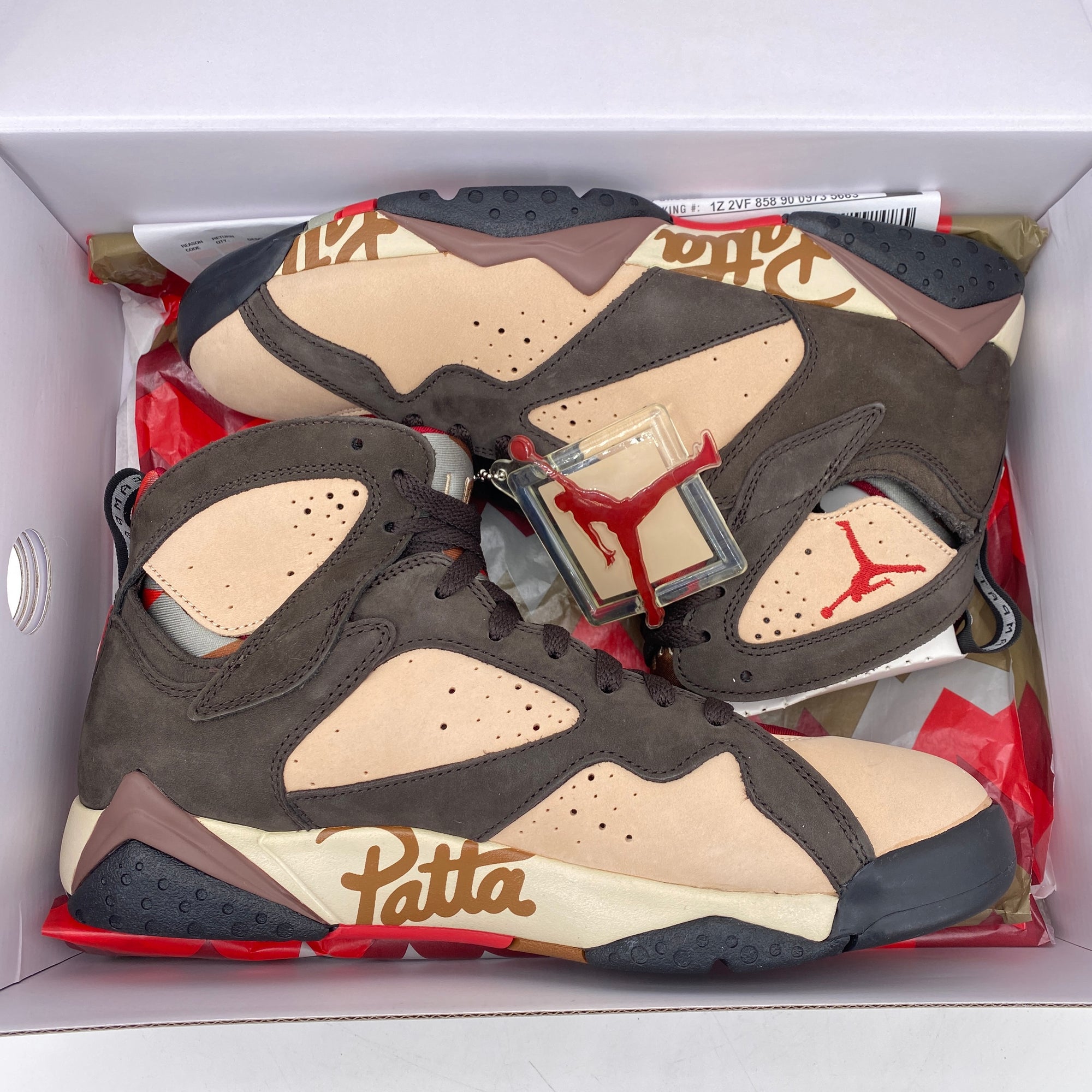 Air Jordan 7 Retro &quot;Patta Shimmer&quot; 2019 New Size 9.5