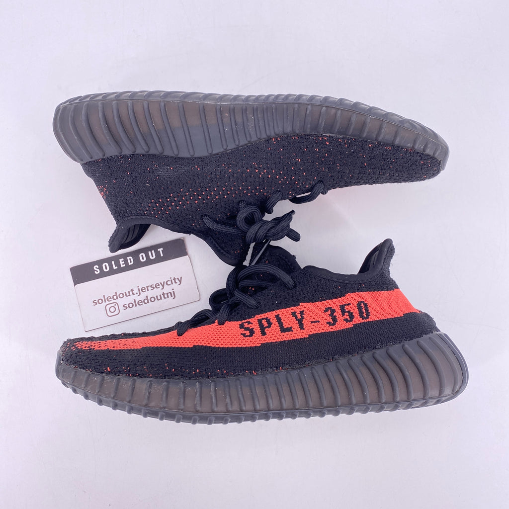 Yeezy 350 v2 "Core Black Red" 2022 Used Size 5