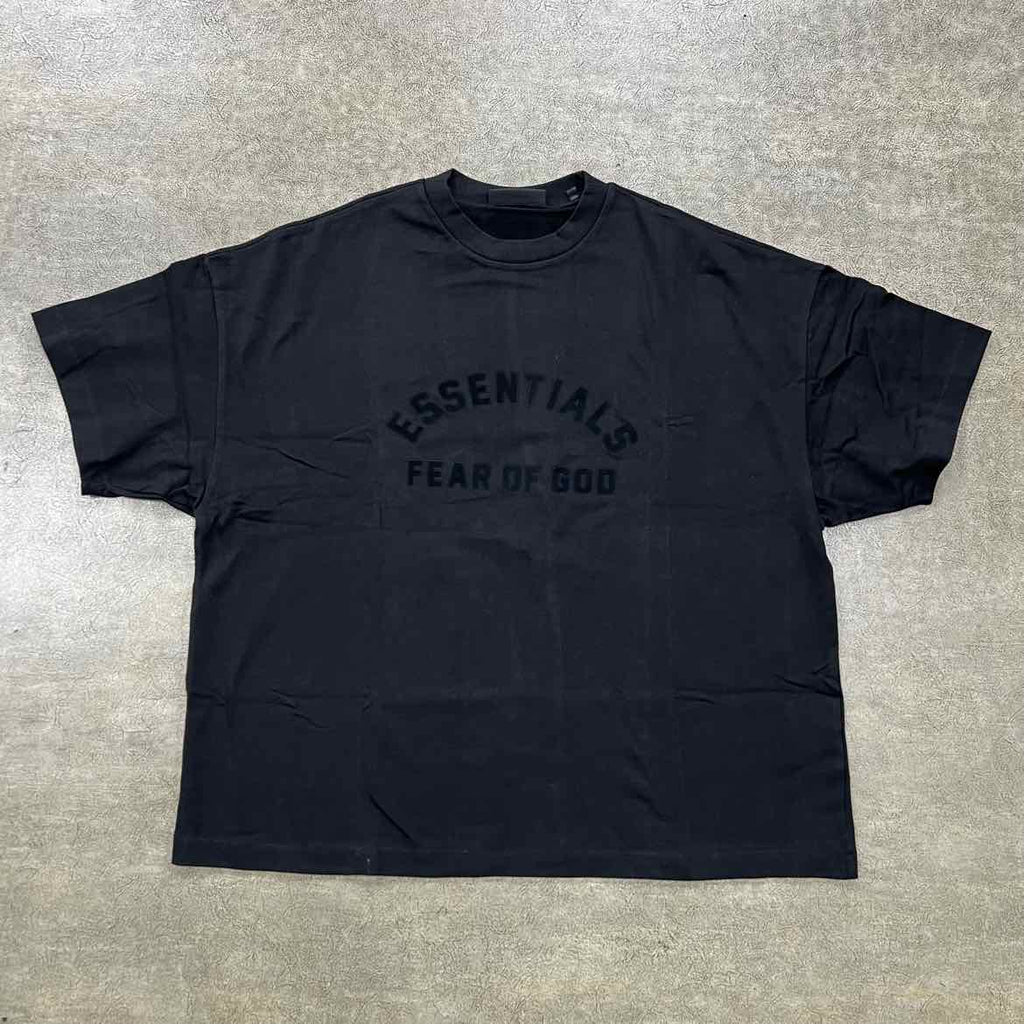 Fear of God T-Shirt "ESSENTIALS" Black New Size XL