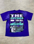 Hellstar T-Shirt "GOGGLES" Purple New Size XL