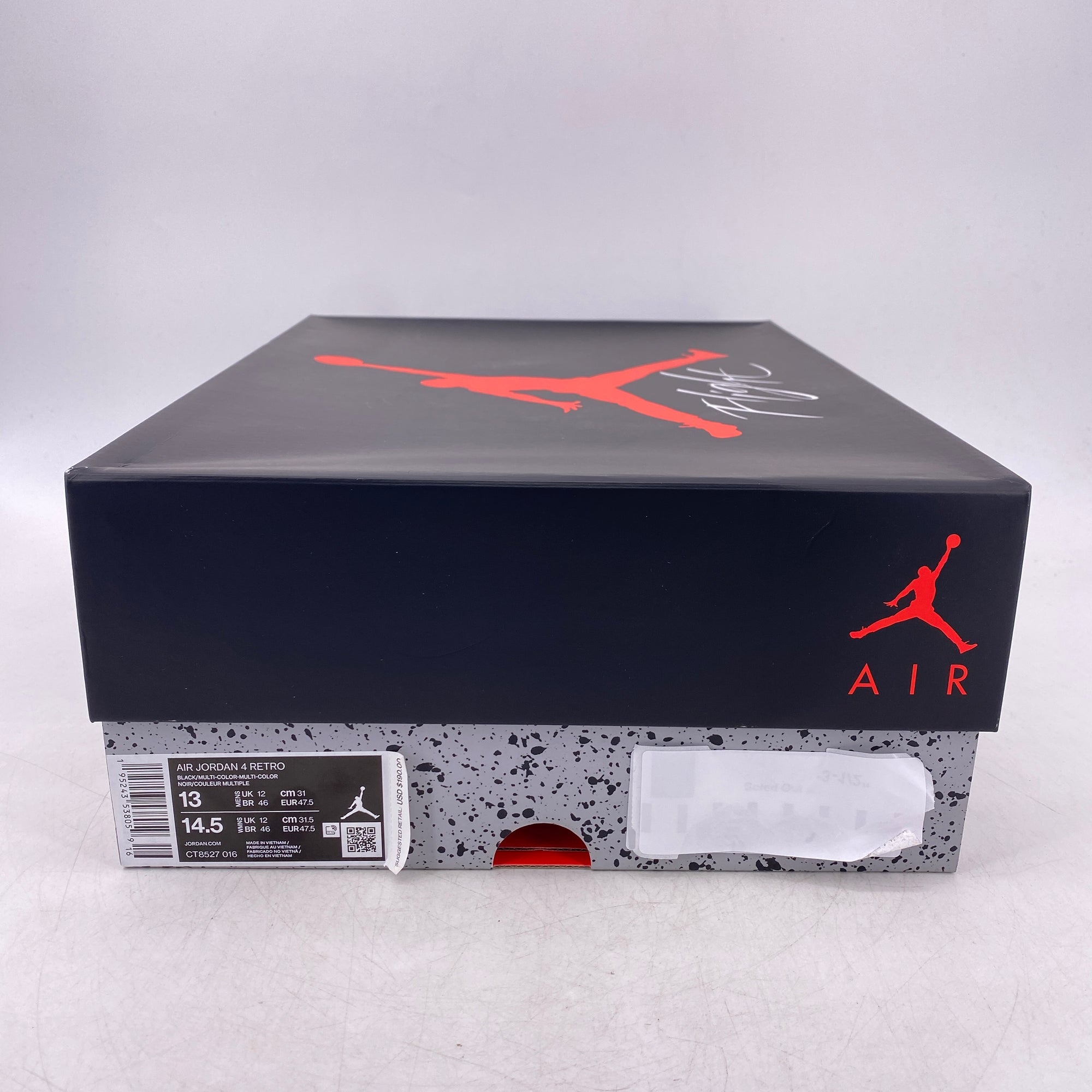 Air Jordan 4 Retro &quot;Red Thunder&quot; 2022 New Size 13