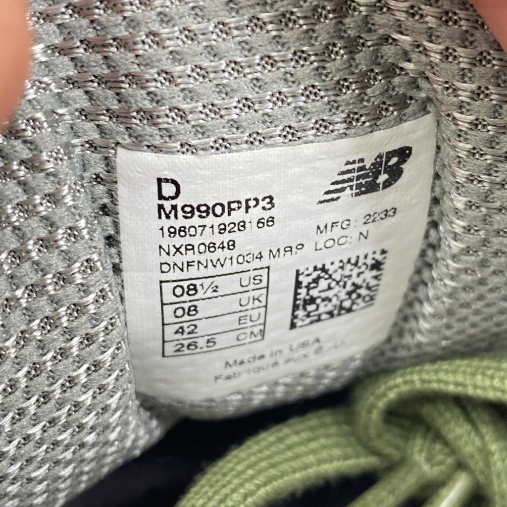 New Balance 990V3 "Patta Keep Your Family Close" 2022 Used Size 8.5