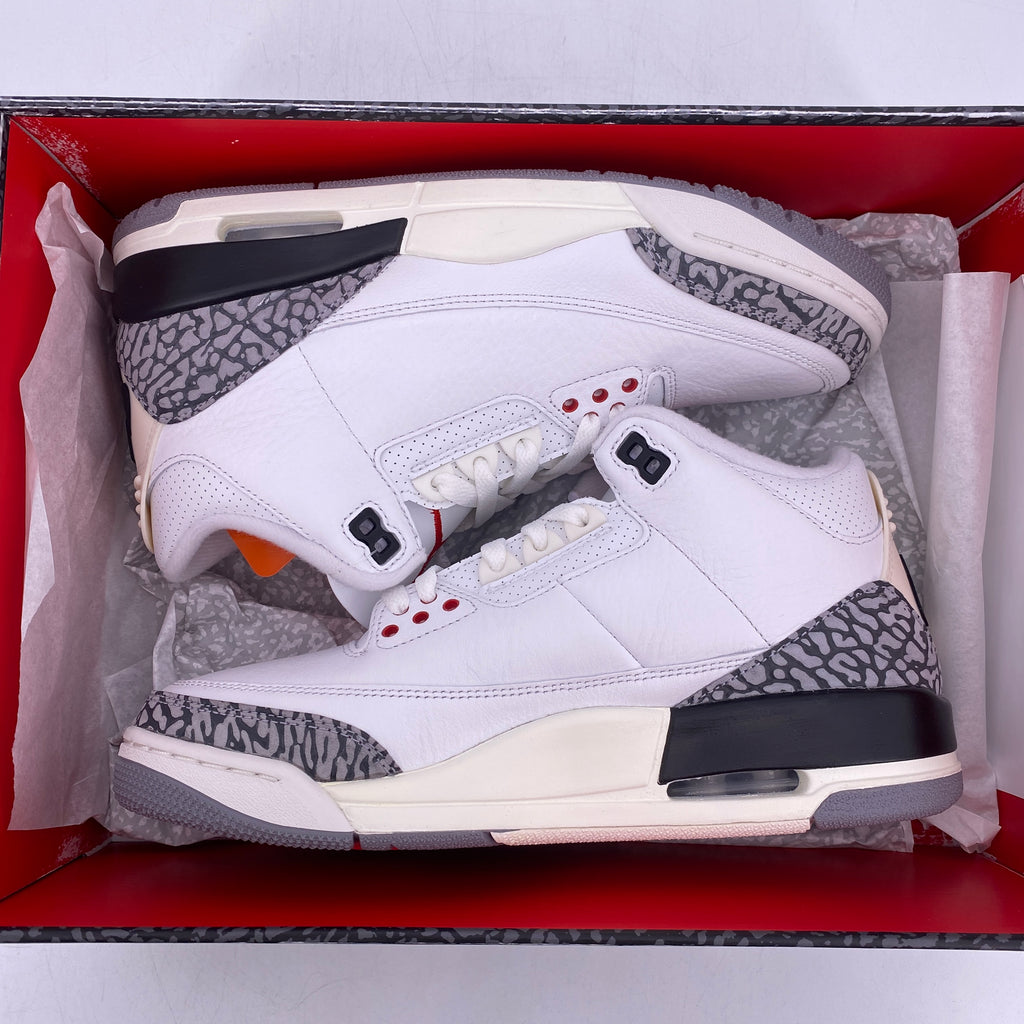 Air Jordan 3 Retro "White Cement Reimagined" 2023 New Size 7.5