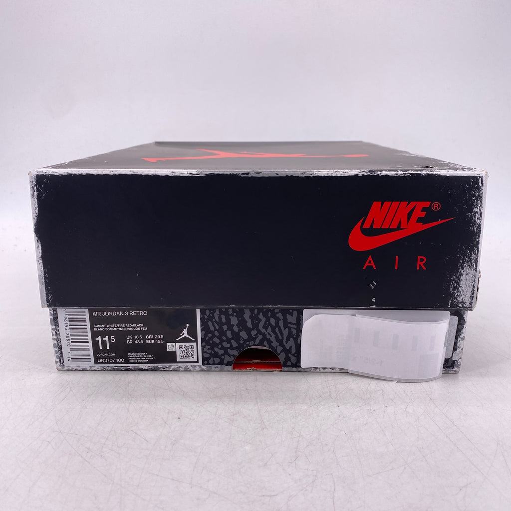 Air Jordan 3 Retro "White Cement Reimagined" 2023 Used Size 11.5