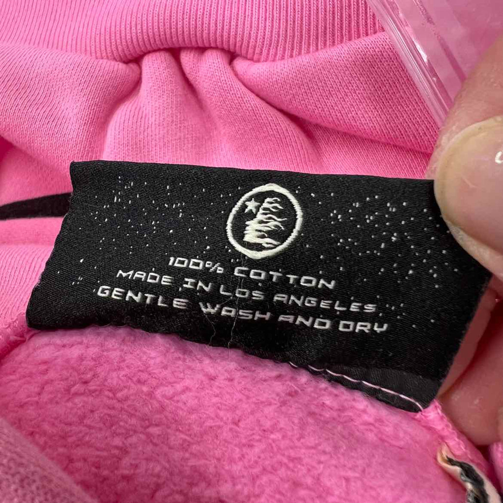 Hellstar Zip Up "FLAME" Pink New Size L