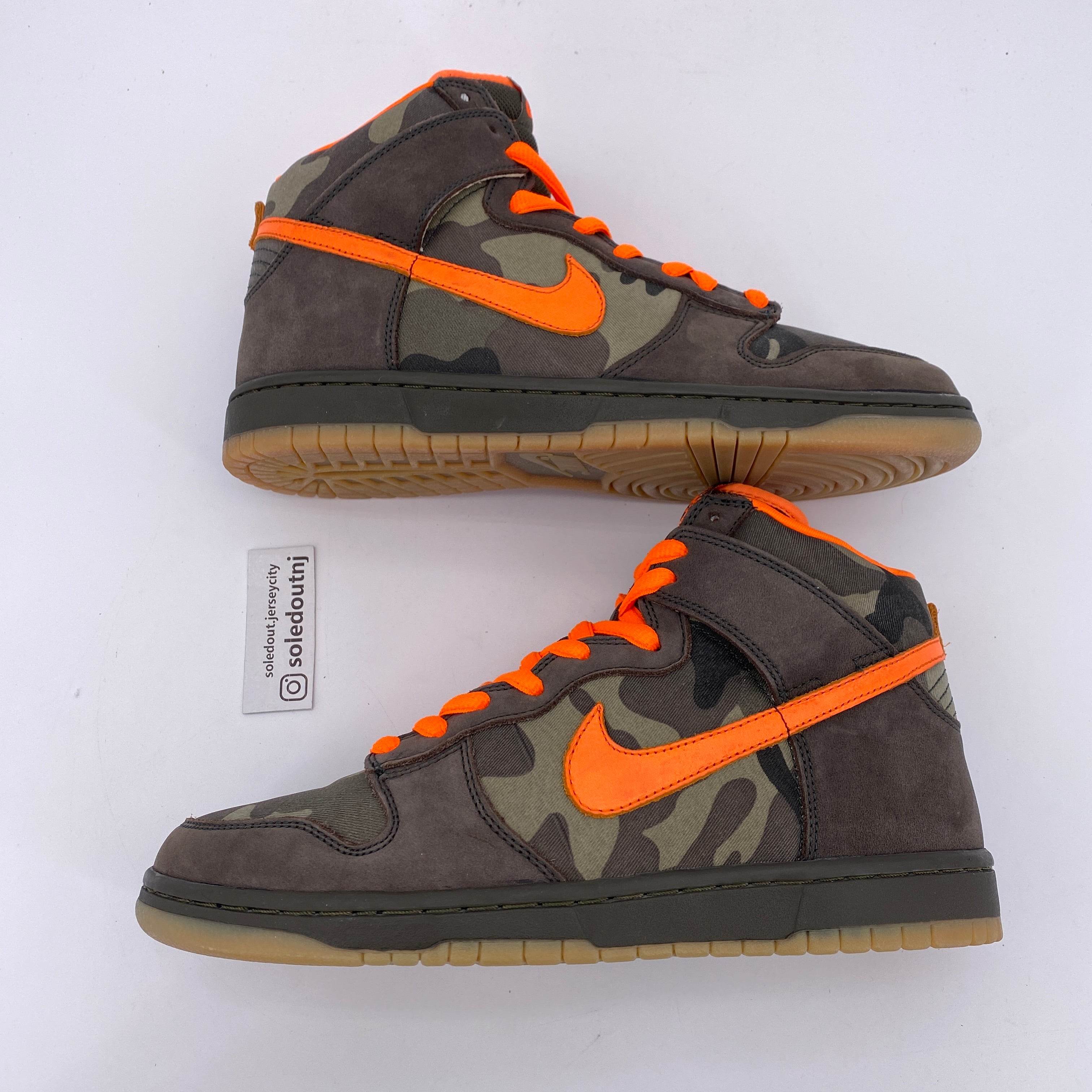 Nike SB Dunk High &quot;Brian Anderson Camo&quot; 2006 New Size 10
