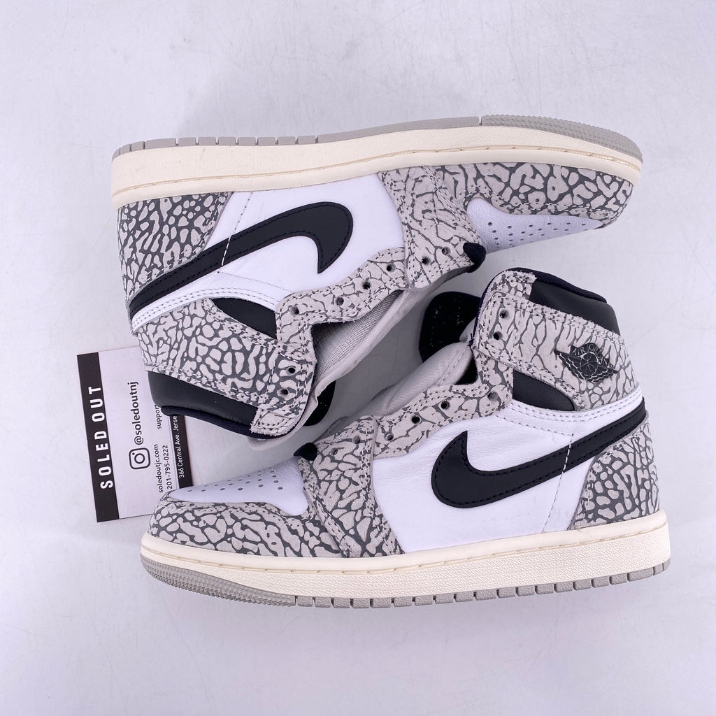 Air Jordan 1 Retro High OG "White Cement" 2023 New Size 4