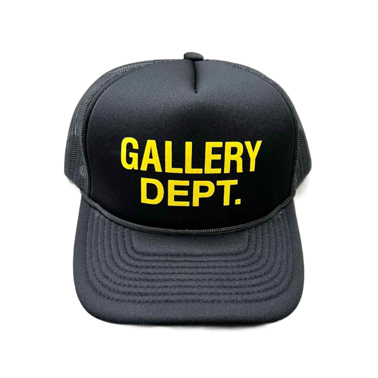 Gallery DEPT. Trucker Hat &quot;YELLOW&quot; New Black