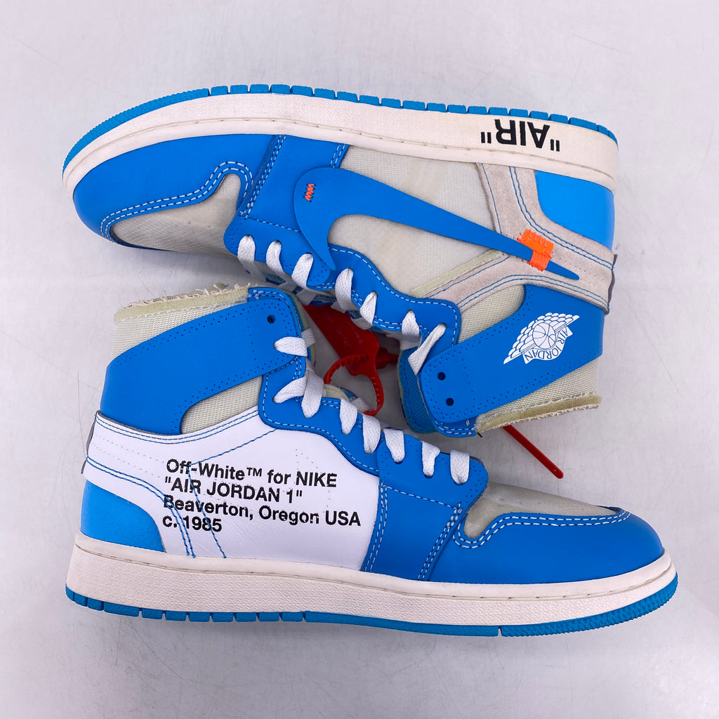 Air Jordan 1 Retro High OG "Off White Unc" 2018 New Size 8.5