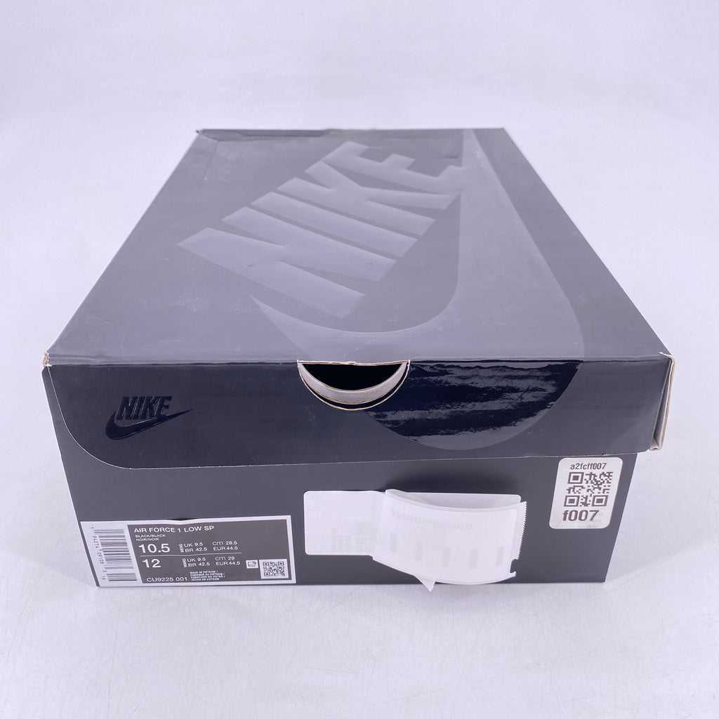 Nike Air Force 1 Low "Supreme Black" 2020 New Size 10.5