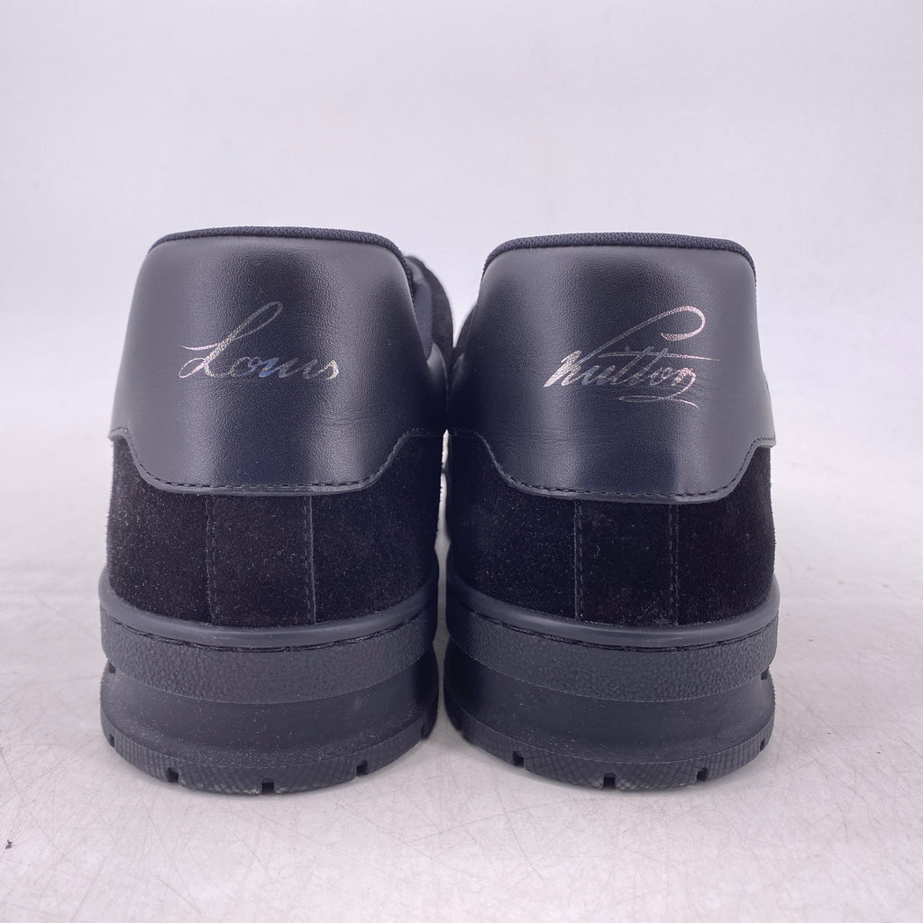 Louis Vuitton Trainer "Suede Black"  Used Size 9LV