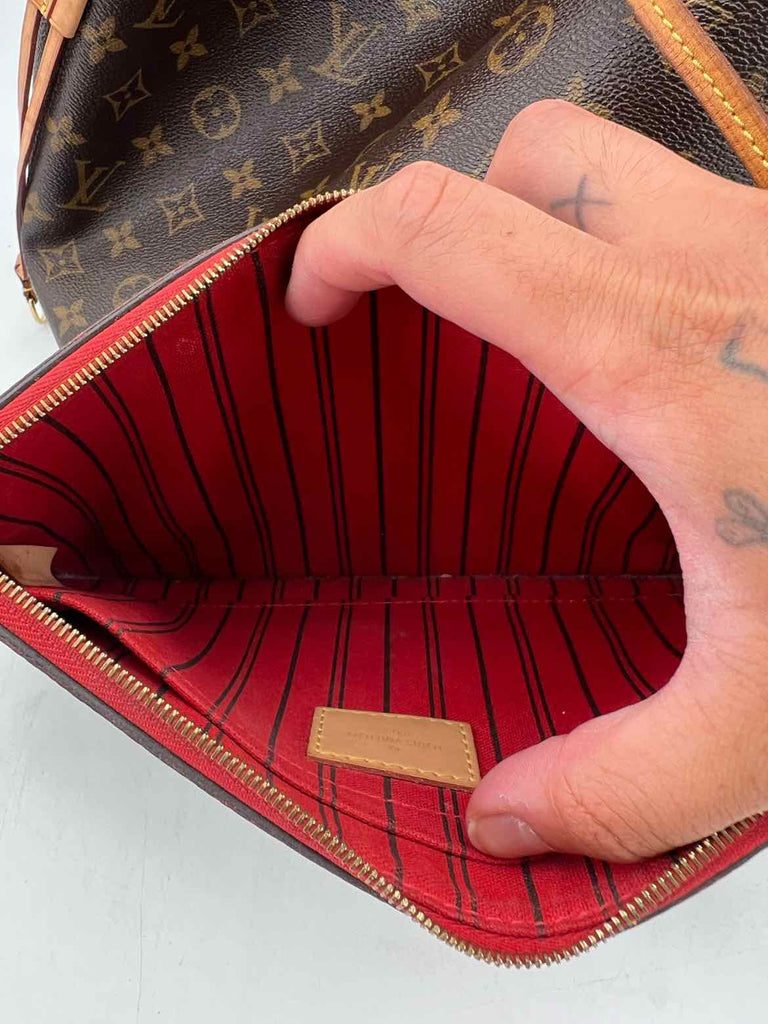 Louis Vuitton Neverfull MM "MONOGRAM CANVAS" Used Brown Size MM