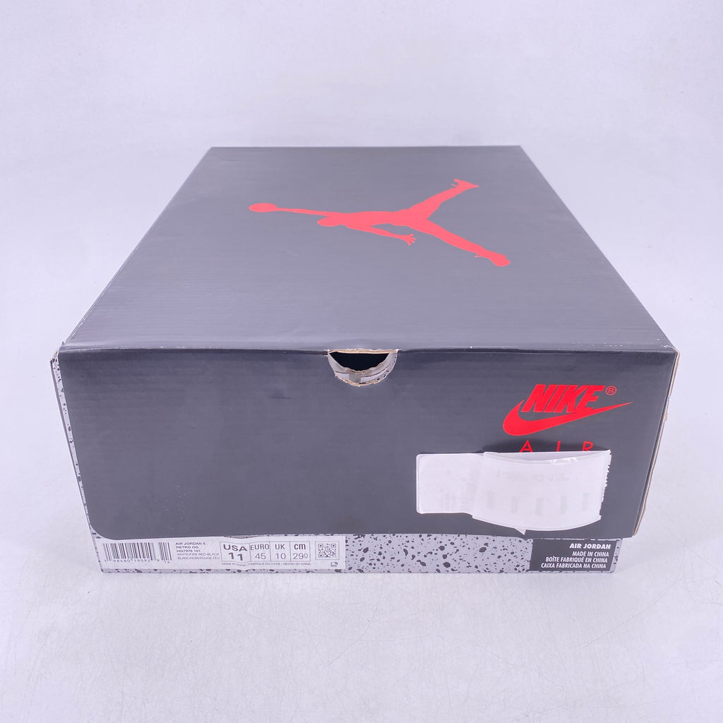 Air Jordan 5 Retro "Fire Red Black Tongue" 2025 New Size 11