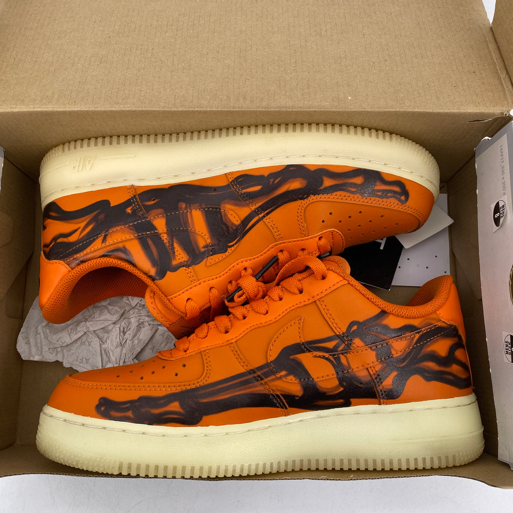 Nike Air Force 1 "Orange Skeleton" 2020 Used Size 8