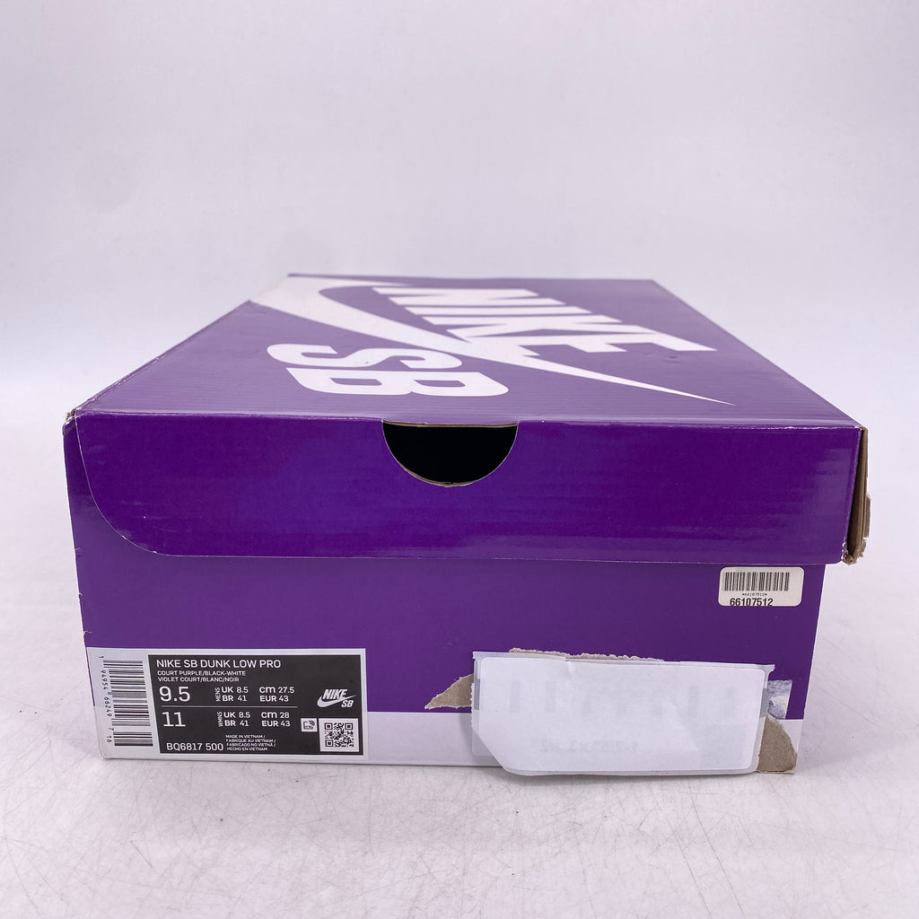 Nike SB Dunk Low "Court Purple" 2021 New Size 9.5