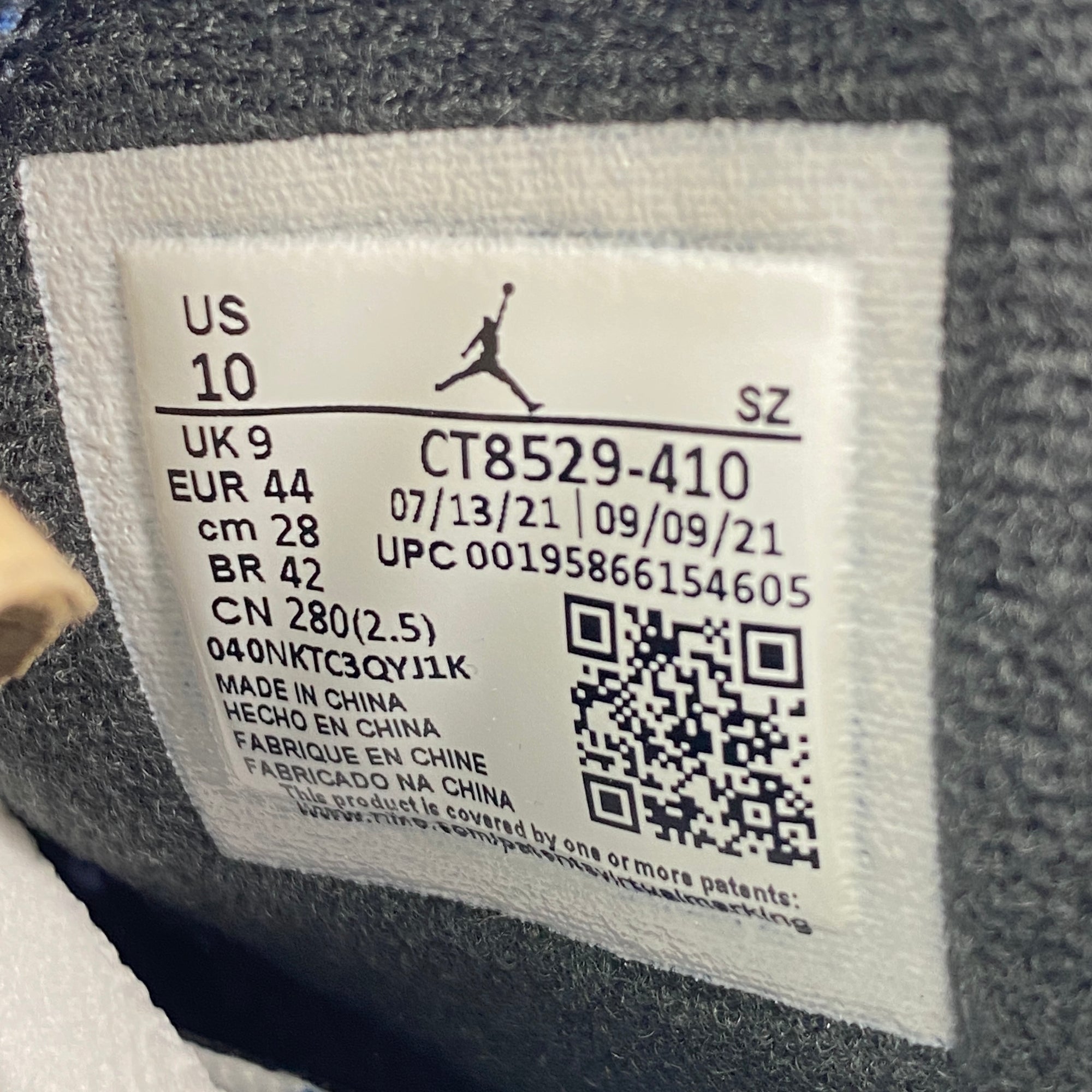 Air Jordan 6 Retro &quot;Unc&quot; 2022 New Size 10