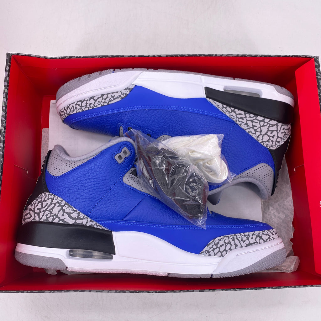 Air Jordan 3 Retro "Varsity Royal" 2020 New Size 9.5
