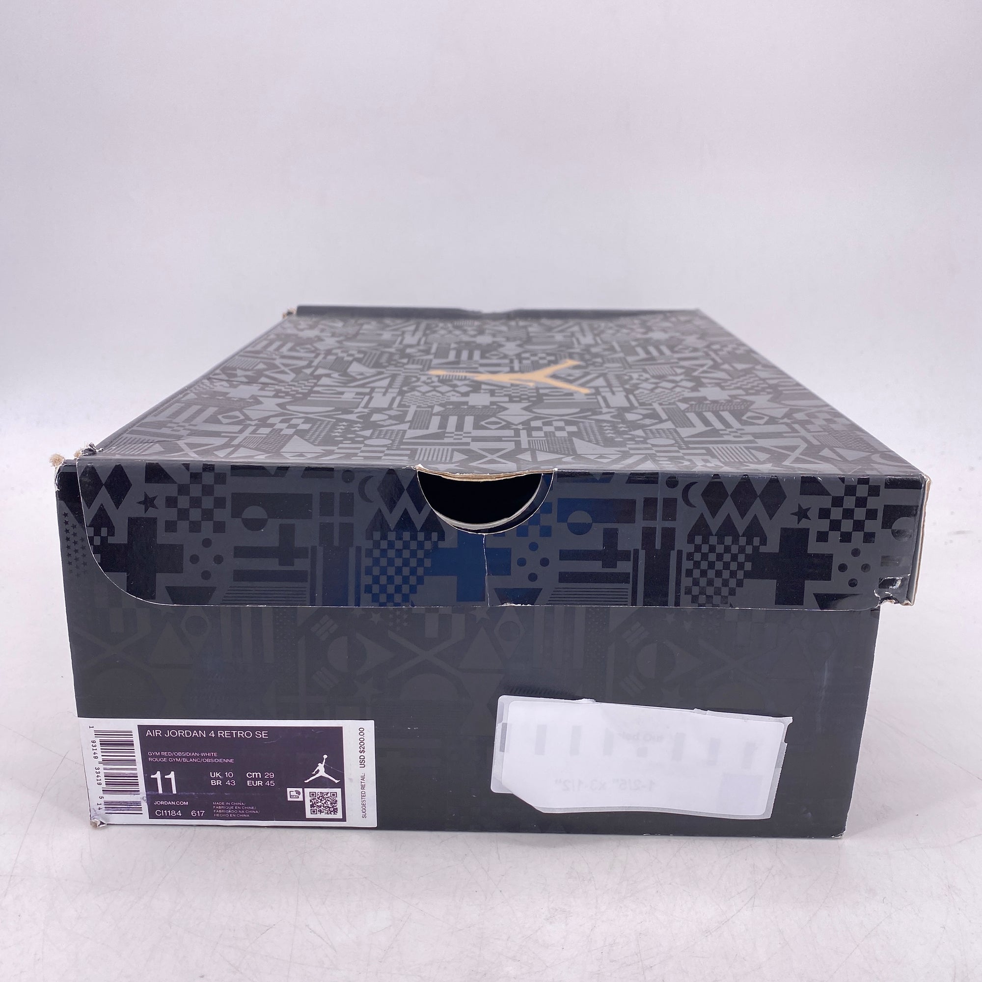 Air Jordan 4 Retro &quot;Fiba&quot; 2019 Used Size 11