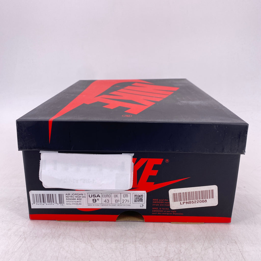 Air Jordan 1 Retro High OG "Hyper Royal Sg" 2021 New Size 9.5