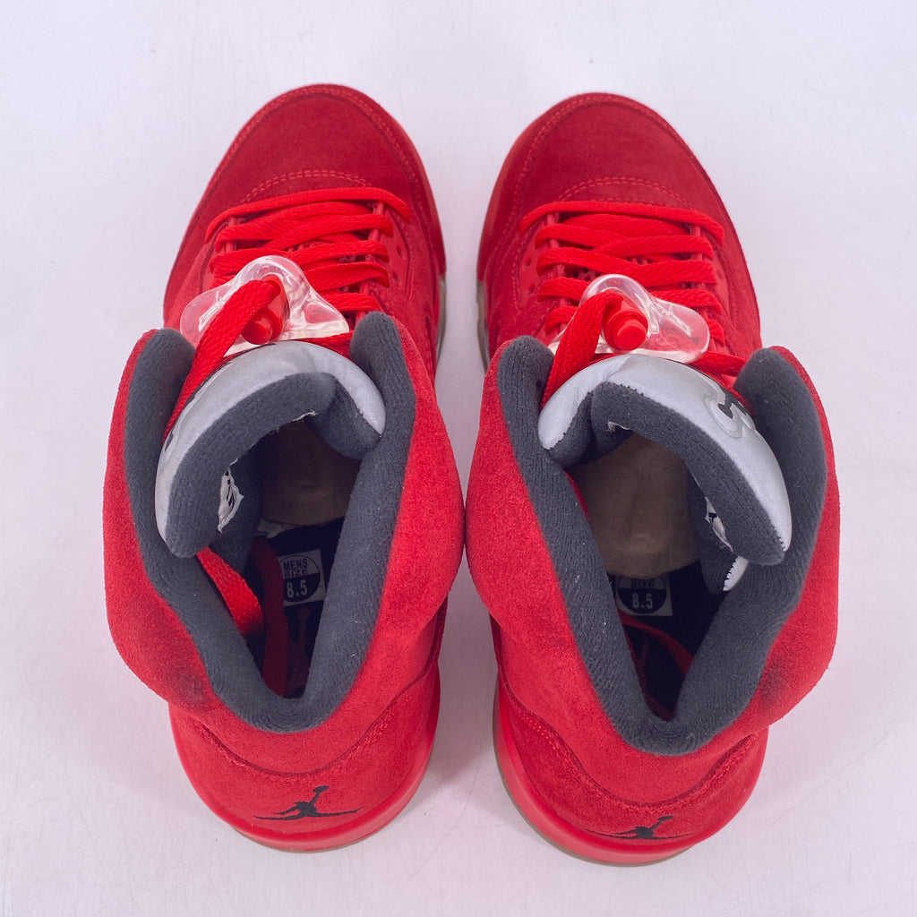Air Jordan 5 Retro "Red Suede" 2017 Used Size 8.5