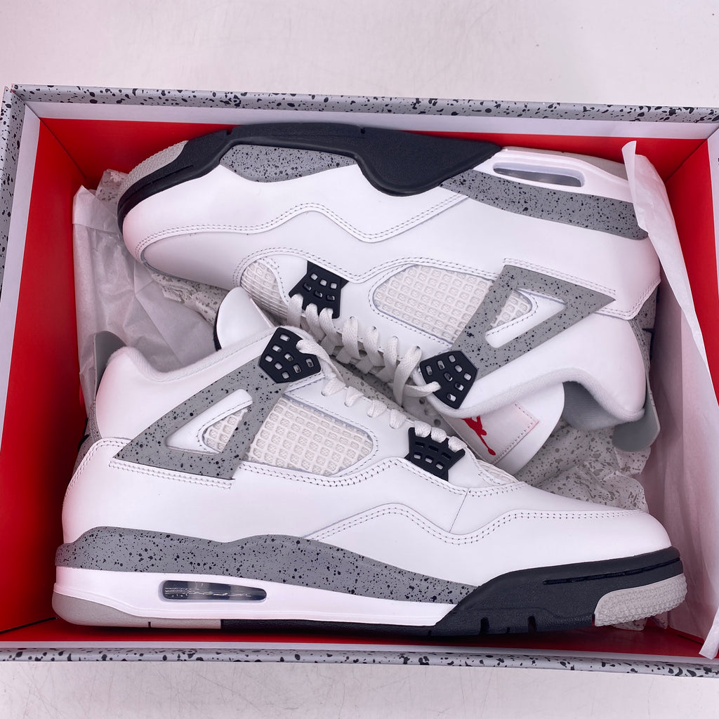 Air Jordan 4 Retro "White Cement" 2025 New Size 11