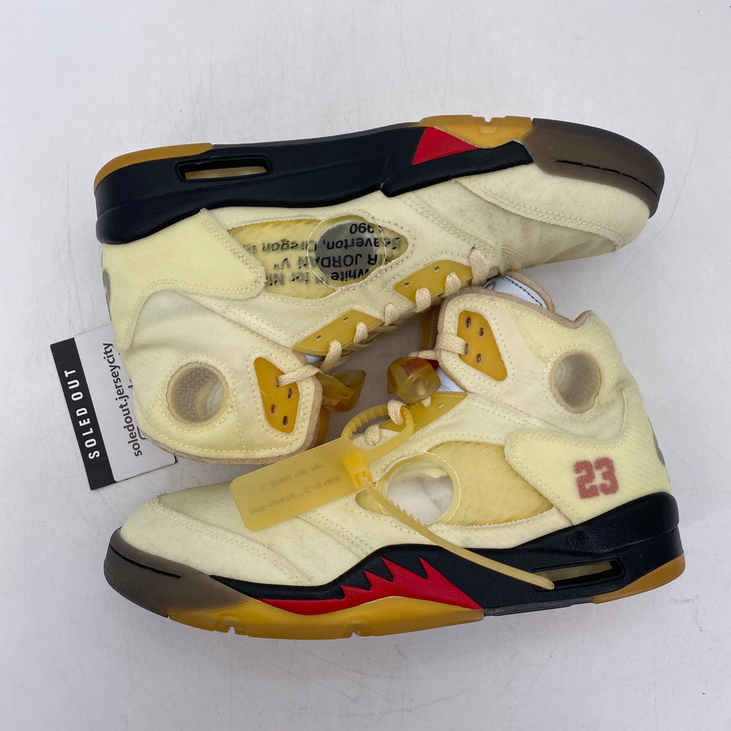 Air Jordan 5 Retro "Ow Sail" 2020 Used Size 9.5
