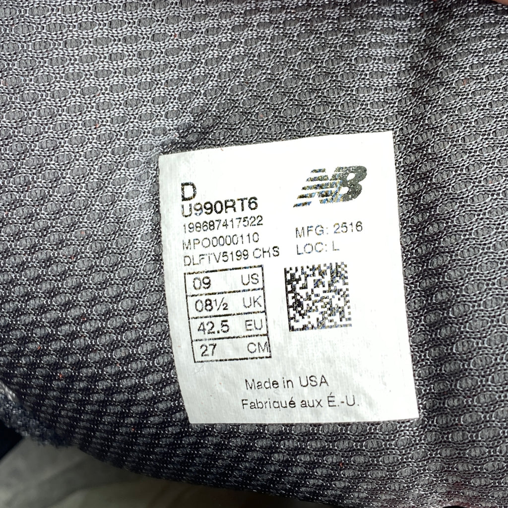 New Balance 990v6 "Community Red" 2025 New Size 9