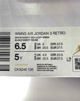 Air Jordan (W) 3 Retro "Lucky Green" 2023 New Size 6.5W