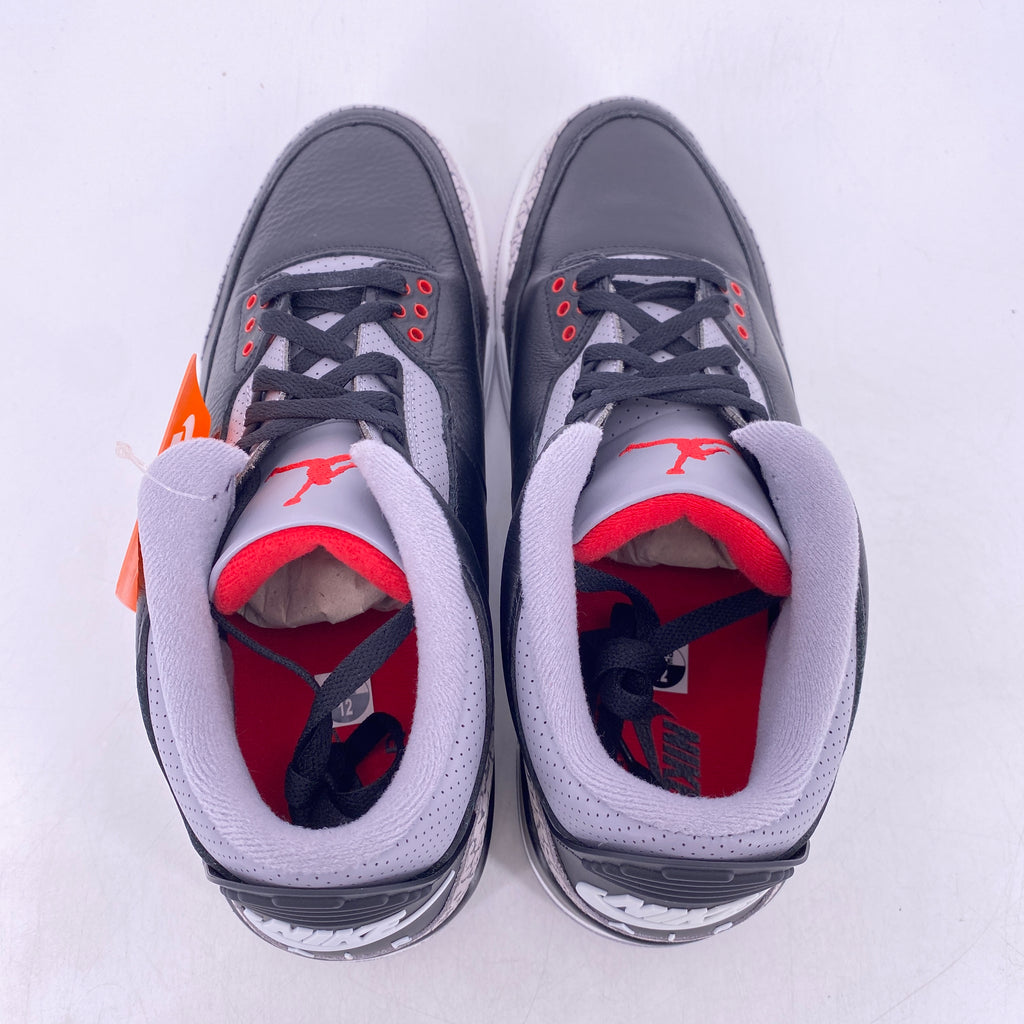 Air Jordan 3 Retro "Black Cement" 2024 New Size 12