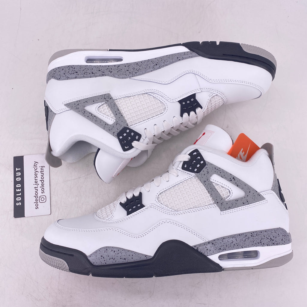 Air Jordan 4 Retro "White Cement" 2025 New Size 11.5