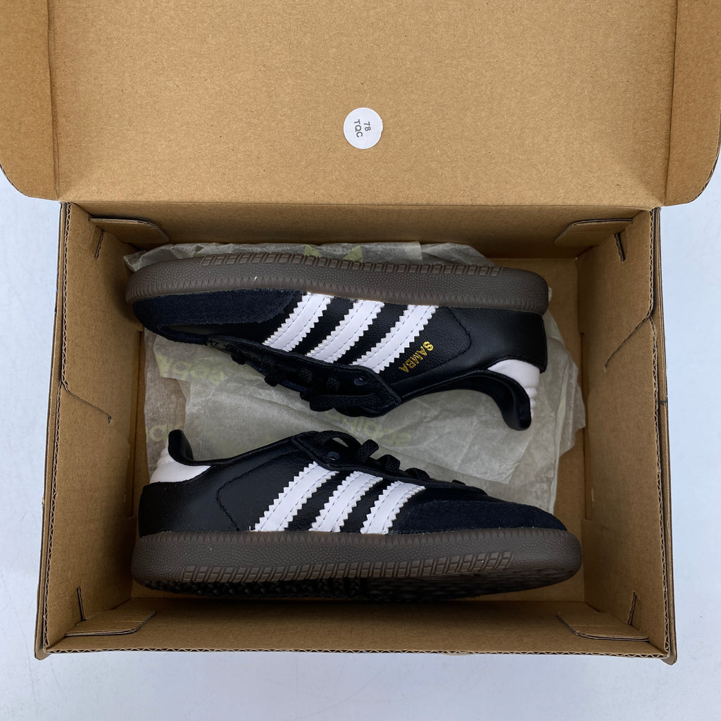 Adidas (TD) Samba "Black Gum"  New Size 6K