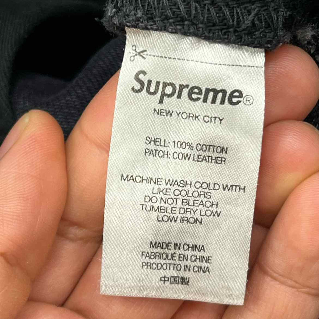 Supreme Pant "LAYERED DENIM" Black Used Size 32
