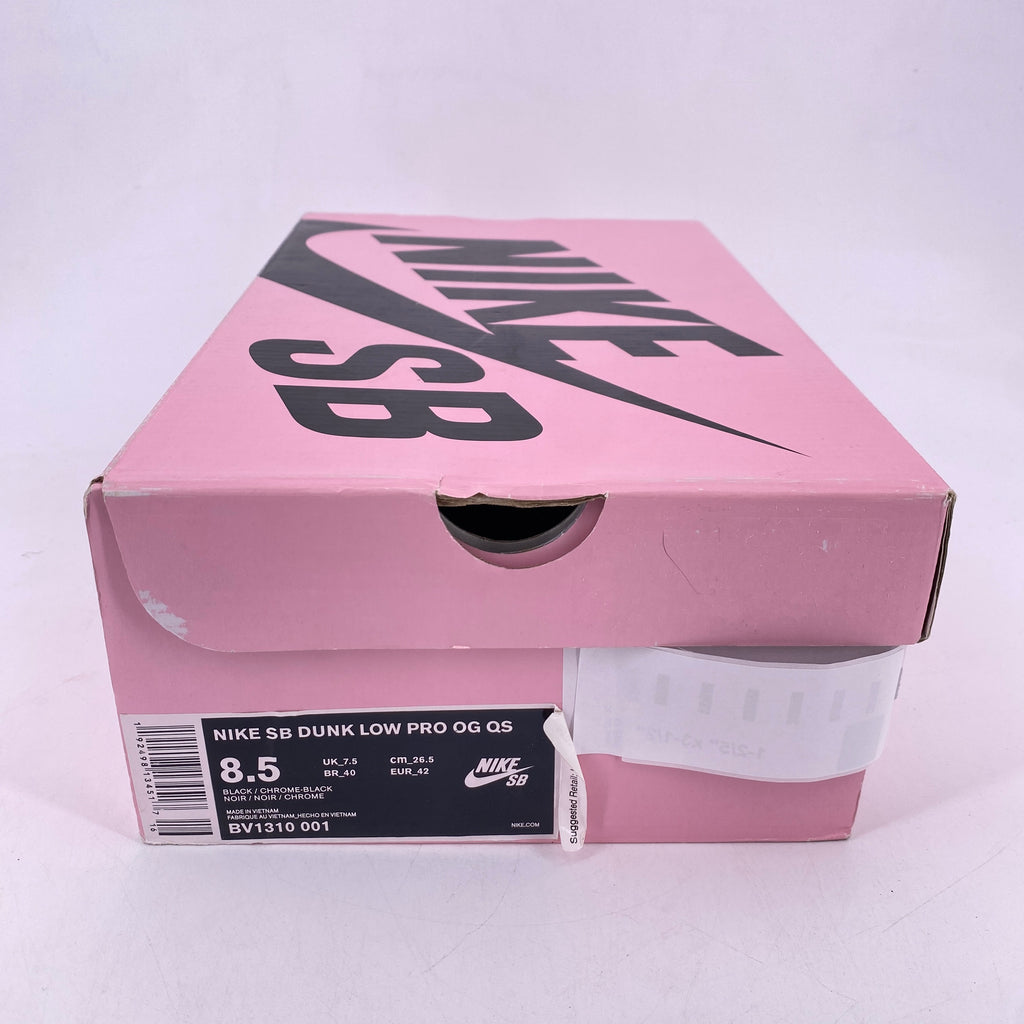 Nike SB Dunk Low "Black Diamond" 2018 Used Size 8.5
