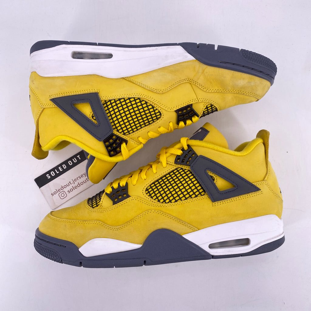 Air Jordan 4 Retro "Lightning" 2021 Used Size 11.5