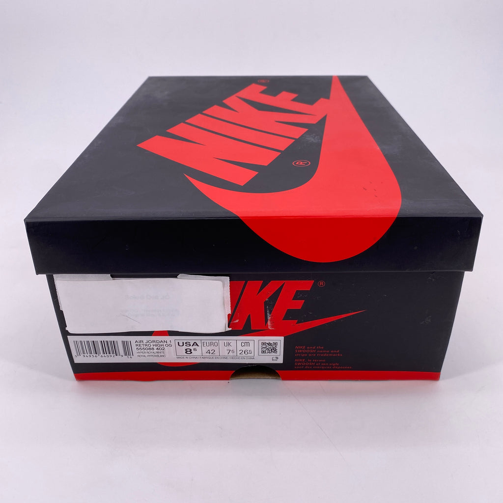 Air Jordan 1 Retro High OG "Hyper Royal Sg" 2021 New Size 8.5